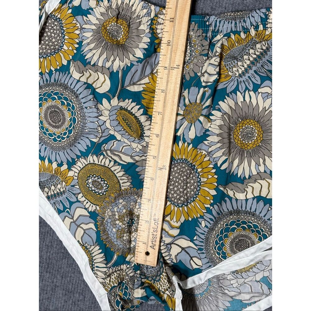Ann Mashburn Floral Cotton Dolphin Shorts Women’s Size S Sunflower Print Boho - Picture 5 of 6
